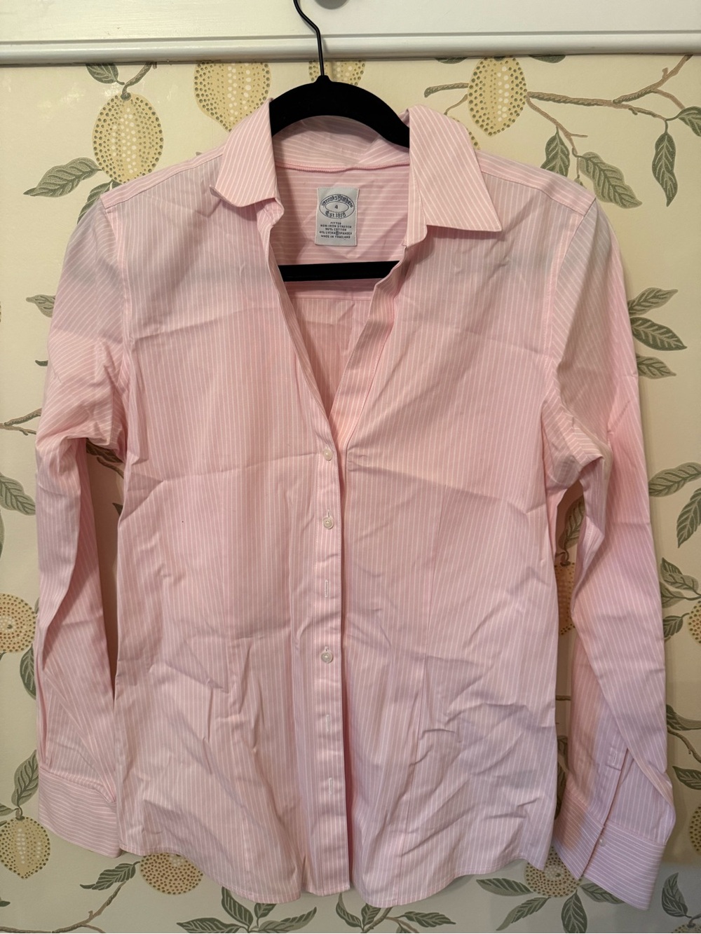 Classic Women’s Pink Stripe Dress Shirt